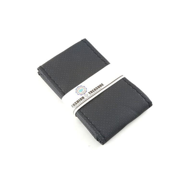Hand-Sewn Microfiber Non-Slip Steering Wheel Cover Universal Turning Grip Sleeve