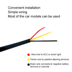 2pcs Car Fender Blade Dynamic Side Marker Lights 12V LED High Bright Daytime Running Lights