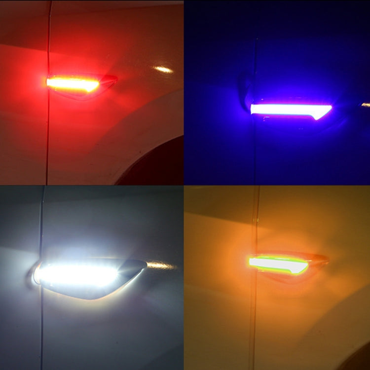 2pcs Car Fender Blade Dynamic Side Marker Lights 12V LED High Bright Daytime Running Lights