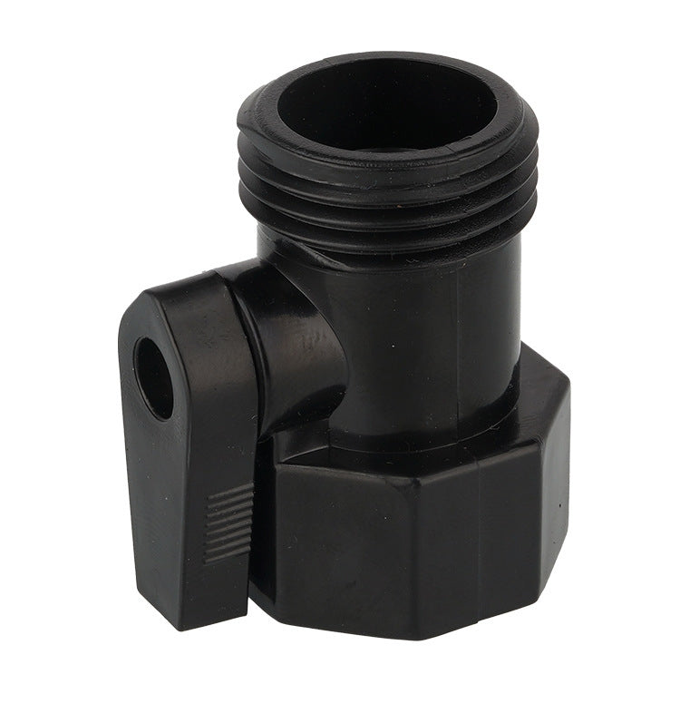 Garden Single-way ABS Handle Ball Valve Garden Hose Connector — American Thread