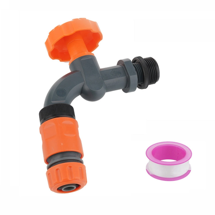 Outdoor Garden Connector Courtyard Valve Switch Faucet — With 6 Point Pacifier+Double Thread