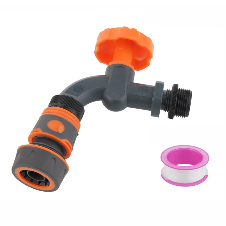 Outdoor Garden Connector Courtyard Valve Switch Faucet — Faucet Set+4 Points Quick Connector