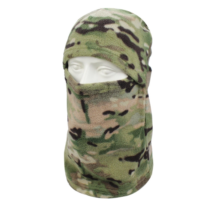 Autumn And Winter Camouflage Outdoor Mountaineering Coldproof Padded Mask Windproof Riding Warm Mask — CP Head-cover
