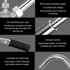 Hand Pressure Drum Suction Oil Pump Hand Pressure Lever Oil Suction Pumping — view 7