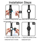 For AirTag Watch Strap Tracker Silicone Protective Case Anti-lost Device Cover