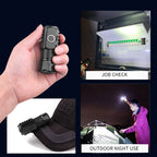 3LED Strong Light TYPE-C Charging Convenient Mini Multi-Function Flashlight
