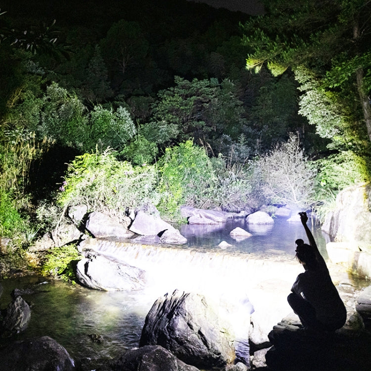 3LED Strong Light TYPE-C Charging Convenient Mini Multi-Function Flashlight