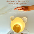 Night Light Smart Speaker Wireless Charging Atmosphere Light Alarm Clock — view 3