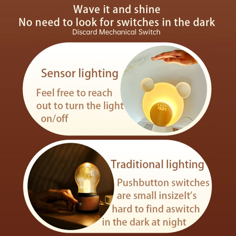 Night Light Smart Speaker Wireless Charging Atmosphere Light Alarm Clock — view 4