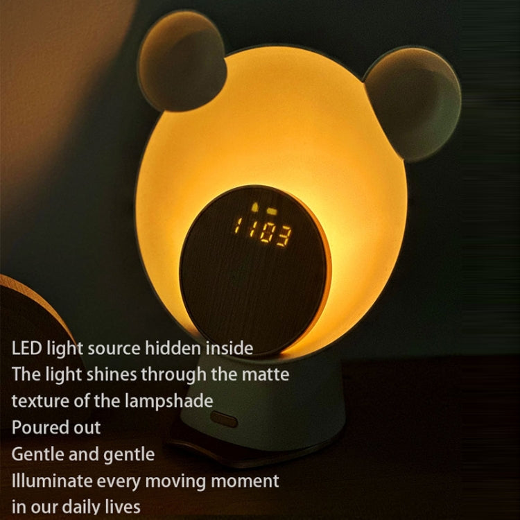 Night Light Smart Speaker Wireless Charging Atmosphere Light Alarm Clock — view 5