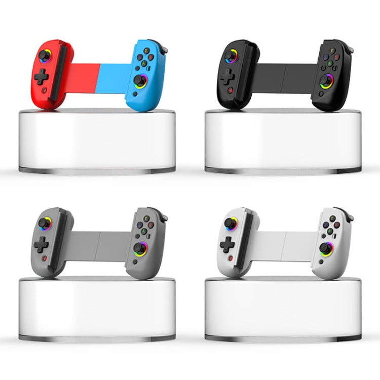D8 Mobile Phone Stretch Band Light Gamepad Dual Hall Wireless Bluetooth Somatic Vibration Grip for PC / Android / IOS / Tablet / PS3 / PS4 / Switch