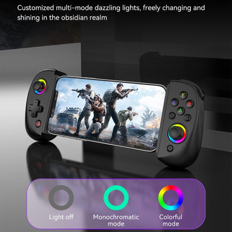 D8 Mobile Phone Stretch Band Light Gamepad Dual Hall Wireless Bluetooth Somatic Vibration Grip for PC / Android / IOS / Tablet / PS3 / PS4 / Switch
