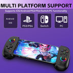 D8 Mobile Phone Stretch Band Light Gamepad Dual Hall Wireless Bluetooth Somatic Vibration Grip for PC / Android / IOS / Tablet / PS3 / PS4 / Switch