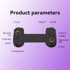 D8 Mobile Phone Stretch Band Light Gamepad Dual Hall Wireless Bluetooth Somatic Vibration Grip for PC / Android / IOS / Tablet / PS3 / PS4 / Switch