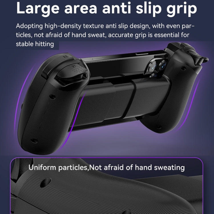 D8 Mobile Phone Stretch Band Light Gamepad Dual Hall Wireless Bluetooth Somatic Vibration Grip for PC / Android / IOS / Tablet / PS3 / PS4 / Switch