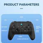 Wireless Bluetooth Gamepad With Wakeup Vibration Body Gamepad For Switch / Android / Apple / PC