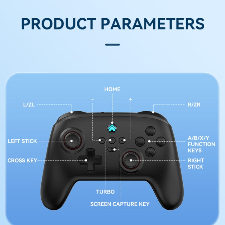Wireless Bluetooth Gamepad With Wakeup Vibration Body Gamepad For Switch / Android / Apple / PC