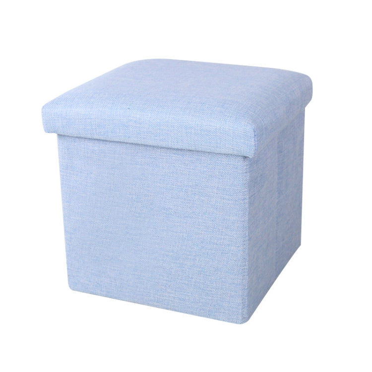 Home Foldable Fabric Storage Chairs Multifunctional Square Sofa — Dark Gray