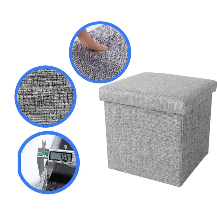 Home Foldable Fabric Storage Chairs Multifunctional Square Sofa — view 7