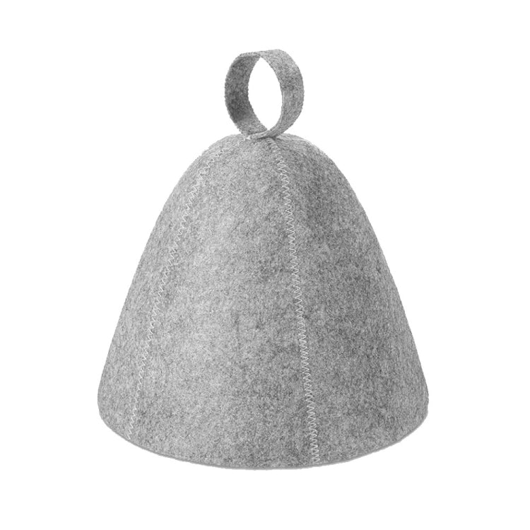 Felt Sauna Hot Spring Bath Hat Absorbent Hair Drying Cap