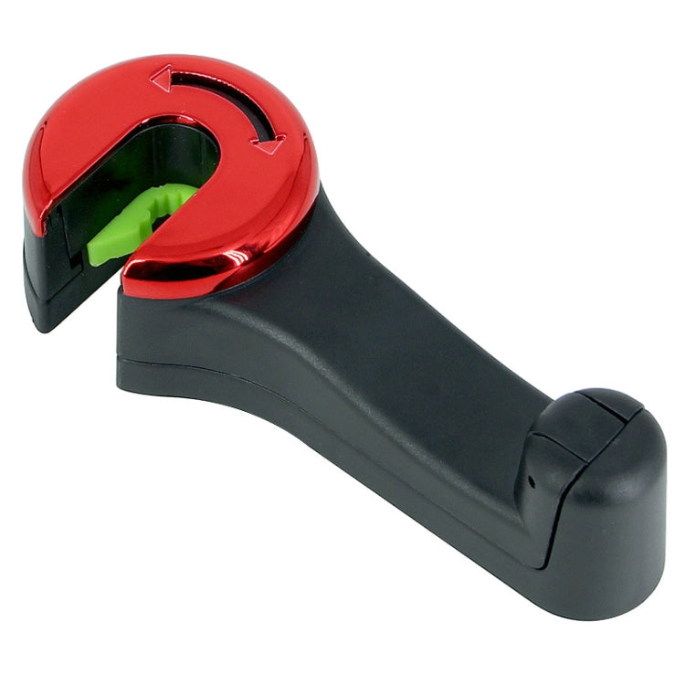 Car Back Seat Double Hook Phone Holder — Blue