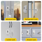 Children Window Safety Lock Limited Positioning Password Refrigerator Lock — view 13