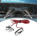Car Wiper Sprayer Spray Decorative Lamp LED Hood Spray Lights