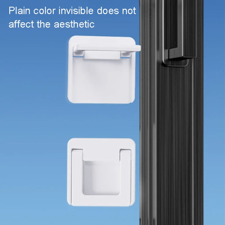 Children Protective Window Lock Flat Movement Doors Drawers Lock Cabinet Door Handle — view 7