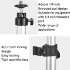 Aluminum Tube Cell Phone Live Streaming Telescopic Pole Desktop C-Clip Cell Phone Overhead Photo Holder — view 5