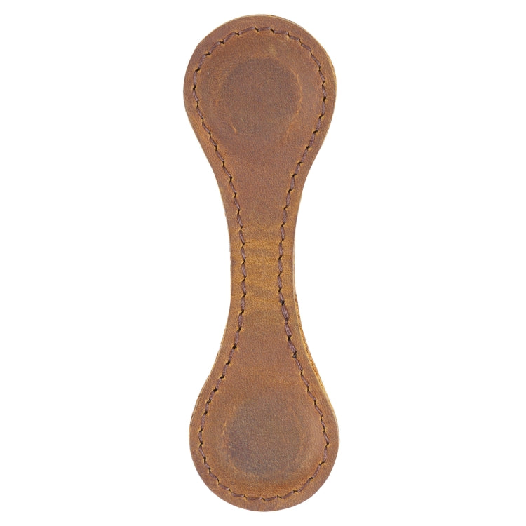 Vintage Leather Bookmark Clip Handmade Magnetic Corner Page Bookmarks — Crazy Horse Black