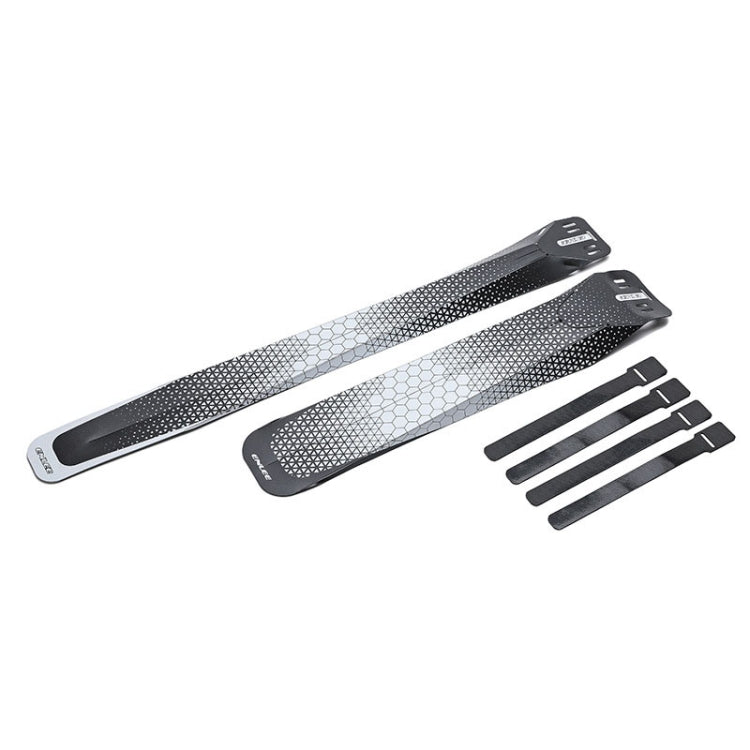 ENLEE E-641316 6pcs /Set Bicycle Extended Front And Rear Mudguards Road Bike Quick Detachable Fenders — Chain Model