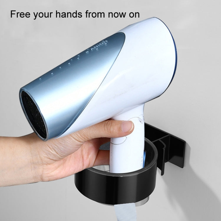 Bathroom Hair Dryer Shelf No-Punch Wall Mounted Storage Rack — view 8