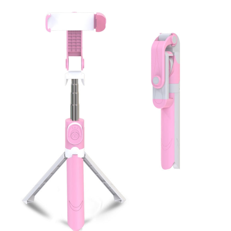 XT09 Live Cell Phone Tripod Selfie Stick Bracket Bluetooth Selfie Stick — Black
