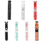 XT09 Live Cell Phone Tripod Selfie Stick Bracket Bluetooth Selfie Stick — Pink