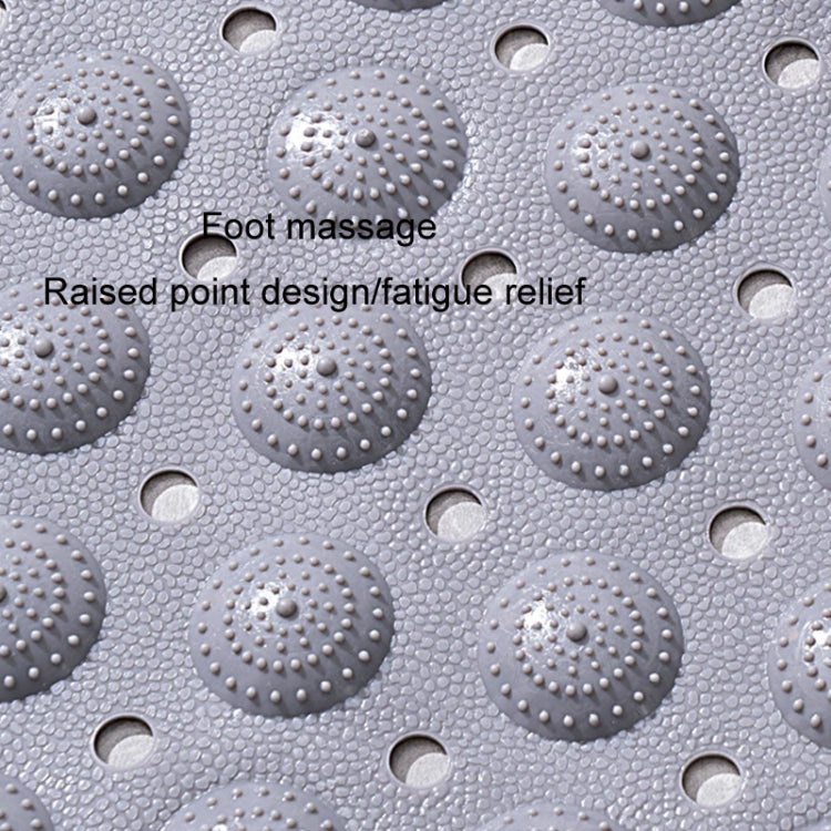 PVC Bathroom Non-slip Mat Thickened Massage Water-proof Foot Mat — view 12
