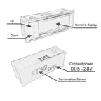5V/12V WIFI Network Automatic Time Synchronization Digital Electronic Clock Module