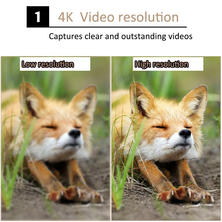 H982 4K Infrared Waterproof Induction Night Vision Monitor Animal HD Outdoor Cameras