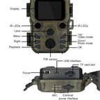 H5812 4K HD Outdoor Night Vision Monitor Animal Infrared Induction Hunting Camera