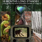 H5812 4K HD Outdoor Night Vision Monitor Animal Infrared Induction Hunting Camera