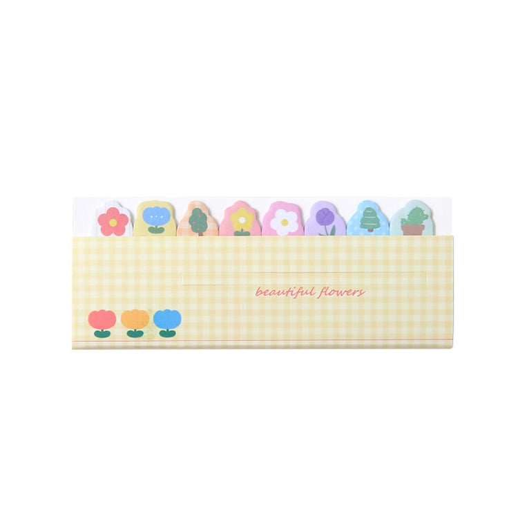 120sheets /Set Kawaii Sticky Tab Note Page Marker Writable and Repositionable File Flags — Girl