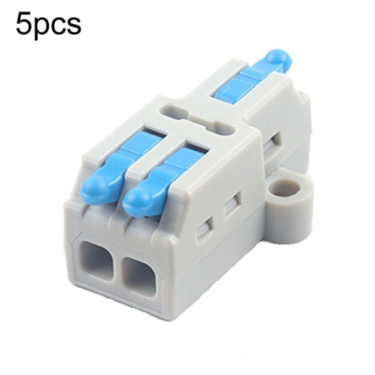 5pcs Push Type Mini Wire Connection Splitter Quick Connect Terminal Block — D1-3