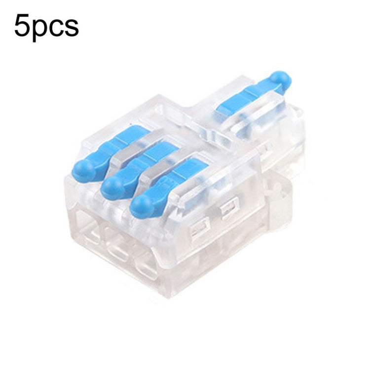 5pcs Push Type Mini Wire Connection Splitter Quick Connect Terminal Block — view 13