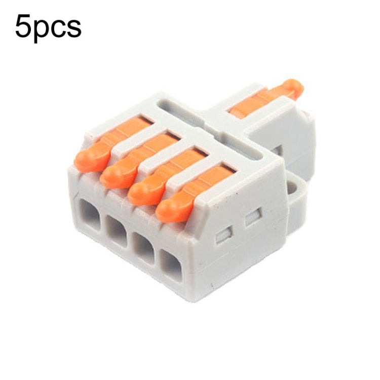 5pcs Push Type Mini Wire Connection Splitter Quick Connect Terminal Block — view 14