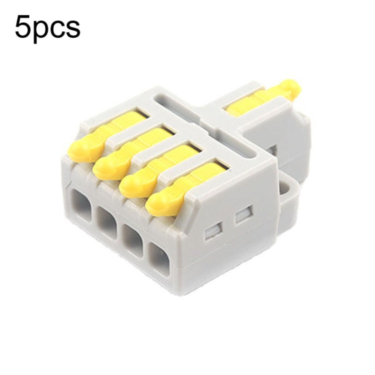 5pcs Push Type Mini Wire Connection Splitter Quick Connect Terminal Block — view 15
