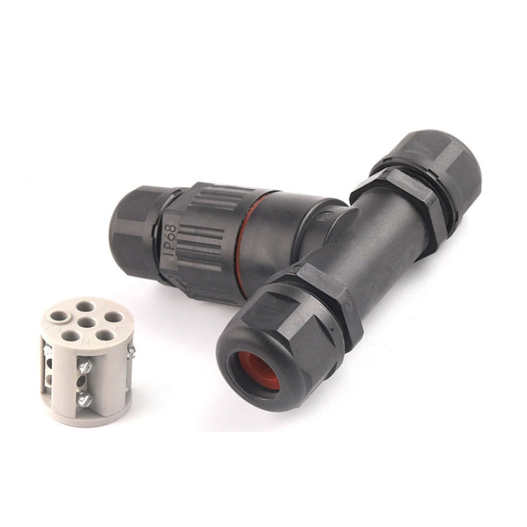 Outdoor T-Wire Terminal Block Five Pole Male And Female Docking Waterproof Connector