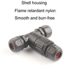 Outdoor T-Wire Terminal Block Five Pole Male And Female Docking Waterproof Connector — view 4