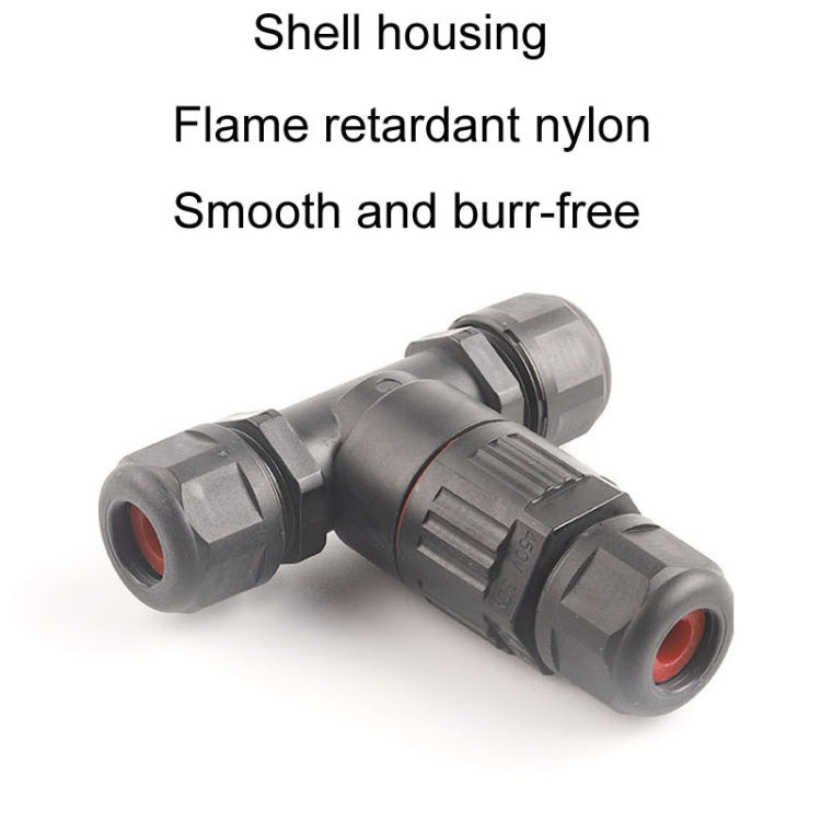 Outdoor T-Wire Terminal Block Five Pole Male And Female Docking Waterproof Connector — view 4