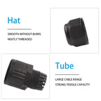 Outdoor T-Wire Terminal Block Five Pole Male And Female Docking Waterproof Connector — view 5