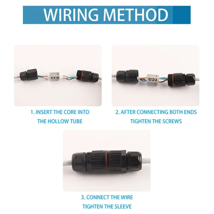 Outdoor T-Wire Terminal Block Five Pole Male And Female Docking Waterproof Connector — view 8