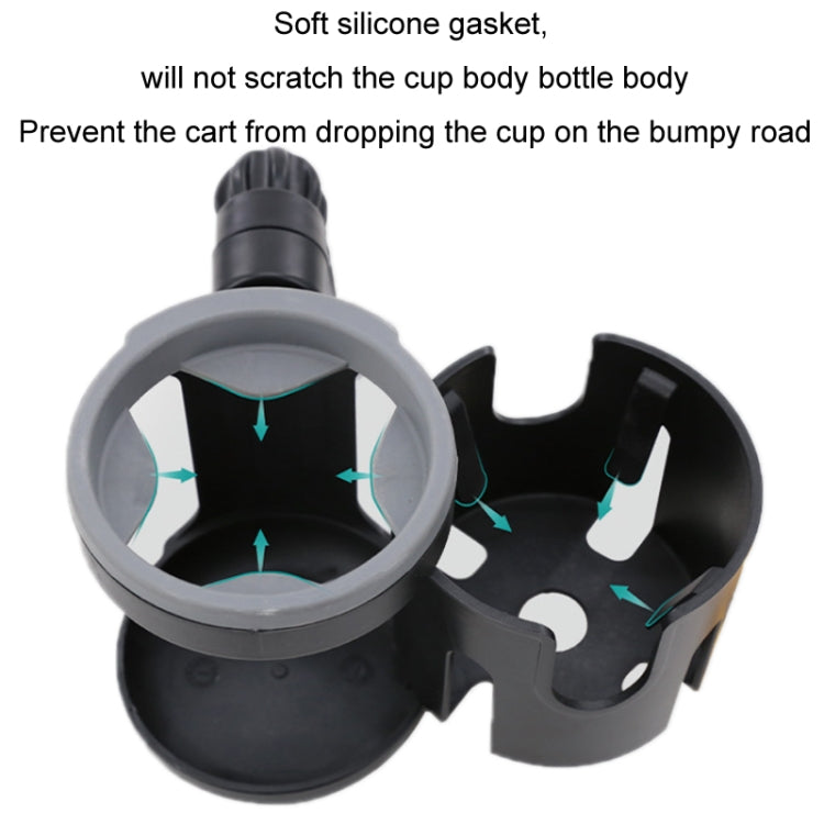 JOYBI 2 in 1 Stroller Water Cup Bottle Double Holder — view 4